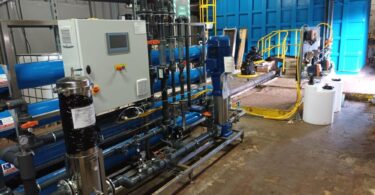 Membracon membrane bioreactor and filtration system installed at an olive oil wastewater treatment facility in Jaén, Spain.