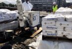 LOCTITE GeoSpray geopolymer spray-applied pipe lining installation during large-diameter sewer rehabilitation project in Nashville