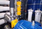 Marine SWRO retrofit equipment featuring Energy Recovery PX pressure exchanger technology installed aboard the Saphira livestock carrier.