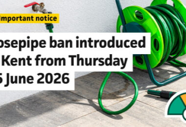 Hosepipe ban notice for South East Water customers in Kent