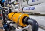 Containerised SWRO desalination system featuring Energy Recovery PX Q400 technology at the Water Bird plant in Oman.