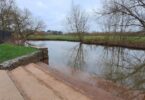 French Weir on the River Tone in Taunton where Wessex Water has installed water quality sensors