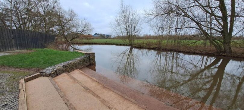 French Weir on the River Tone in Taunton where Wessex Water has installed water quality sensors