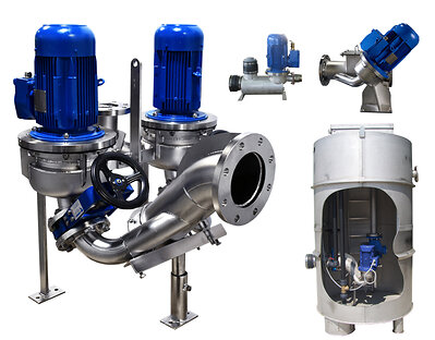Industrial Flow Solutions OverWatch Direct In-Line Pump system for wastewater applications