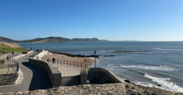 Lyme Regis seafront where South West Water is planning storm overflow reduction works