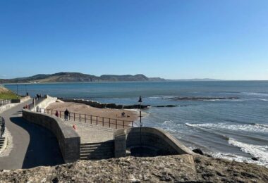 Lyme Regis seafront where South West Water is planning storm overflow reduction works