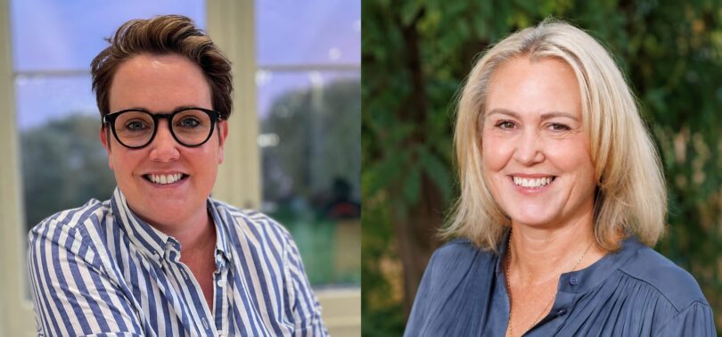 Katy Ringsdore, Chief Corporate Affairs Officer at South East Water and Kerri Ricketts, Customer Services Director at South East Water
