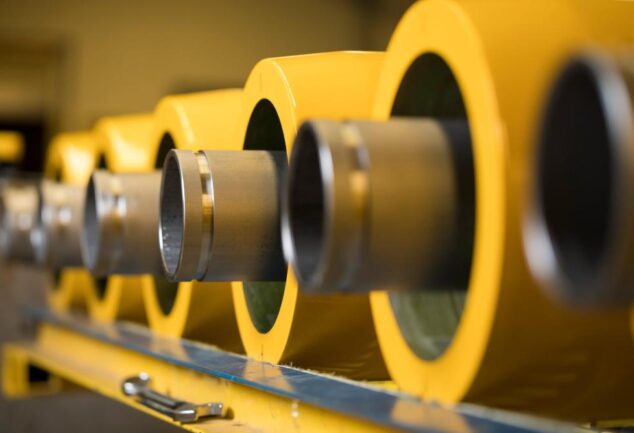 Energy Recovery PX Pressure Exchanger components in a manufacturing setting