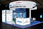 Kurita Membrane India exhibition booth for SEMICON India 2026
