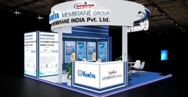 Kurita Membrane India exhibition booth for SEMICON India 2026