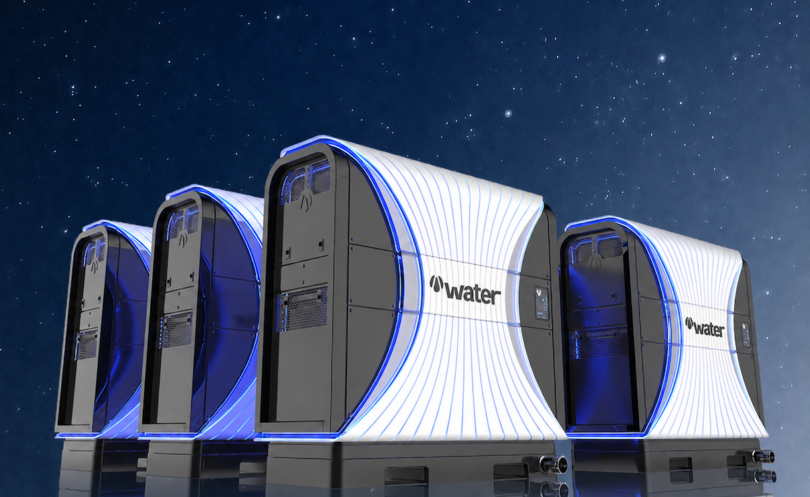 VVater water treatment units representing the VVater APME partnership