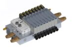 Emerson AVENTICS XV05 pneumatic valve system with multiple valve modules