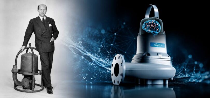 Flygt pumping innovation from the 1947 submersible drainage pump to modern intelligent pumping technology