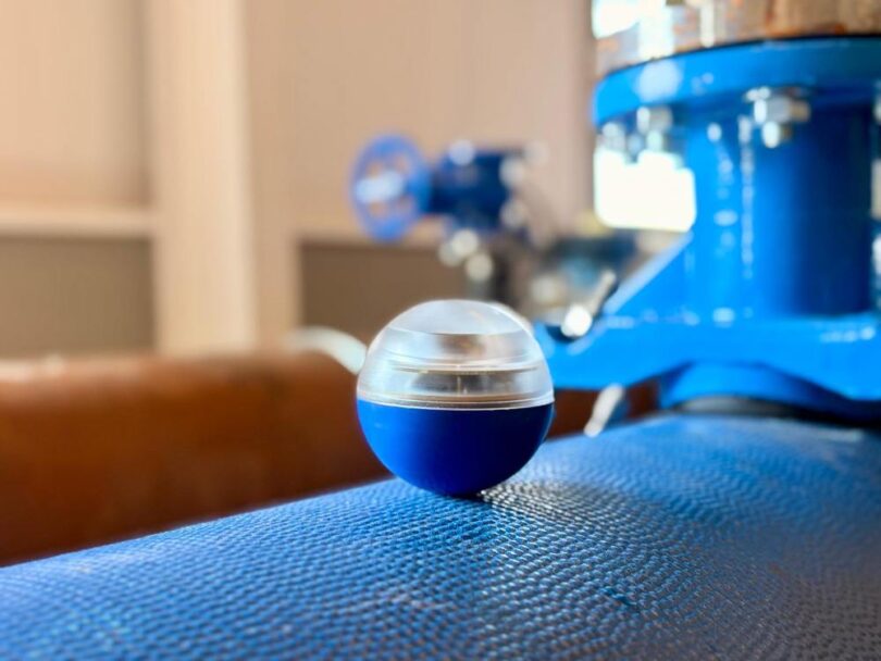 Aganova Nautilus device for pipeline condition assessment inside large-diameter water networks
