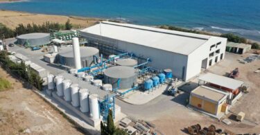 Coastal desalination plant illustrating desalination and water reuse technologies for improving water resilience