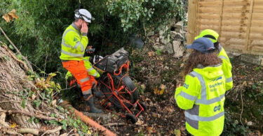 South West Water and Glanville Environmental teams investigating a drainage misconnection