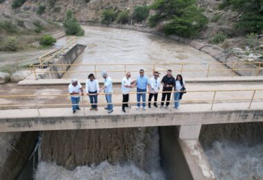ClearPower and PEOT representatives visiting the Tinajones water system in Peru