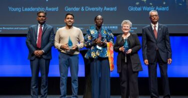 2026 IWA award winners at the World Water Congress in Glasgow