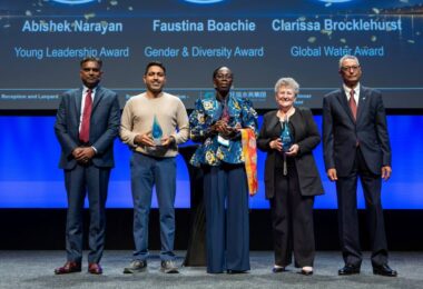 2026 IWA award winners at the World Water Congress in Glasgow