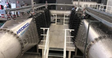 WEDECO advanced oxidation reactors at Dunea in the Netherlands