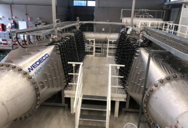 WEDECO advanced oxidation reactors at Dunea in the Netherlands