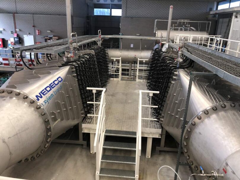 WEDECO advanced oxidation reactors at Dunea in the Netherlands