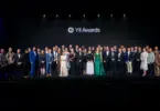 Winners of the Bentley Systems 2026 Year in Infrastructure Awards gathered on stage in Singapore